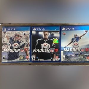 Ps5 3 game Madden bundle 16-17-18